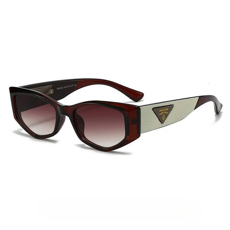 New Special-Shaped Light Luxury Small Cat Eye Fashion Sunglasses Women Triangle Premium Sunshade Sun Glasses Ladies Uv400