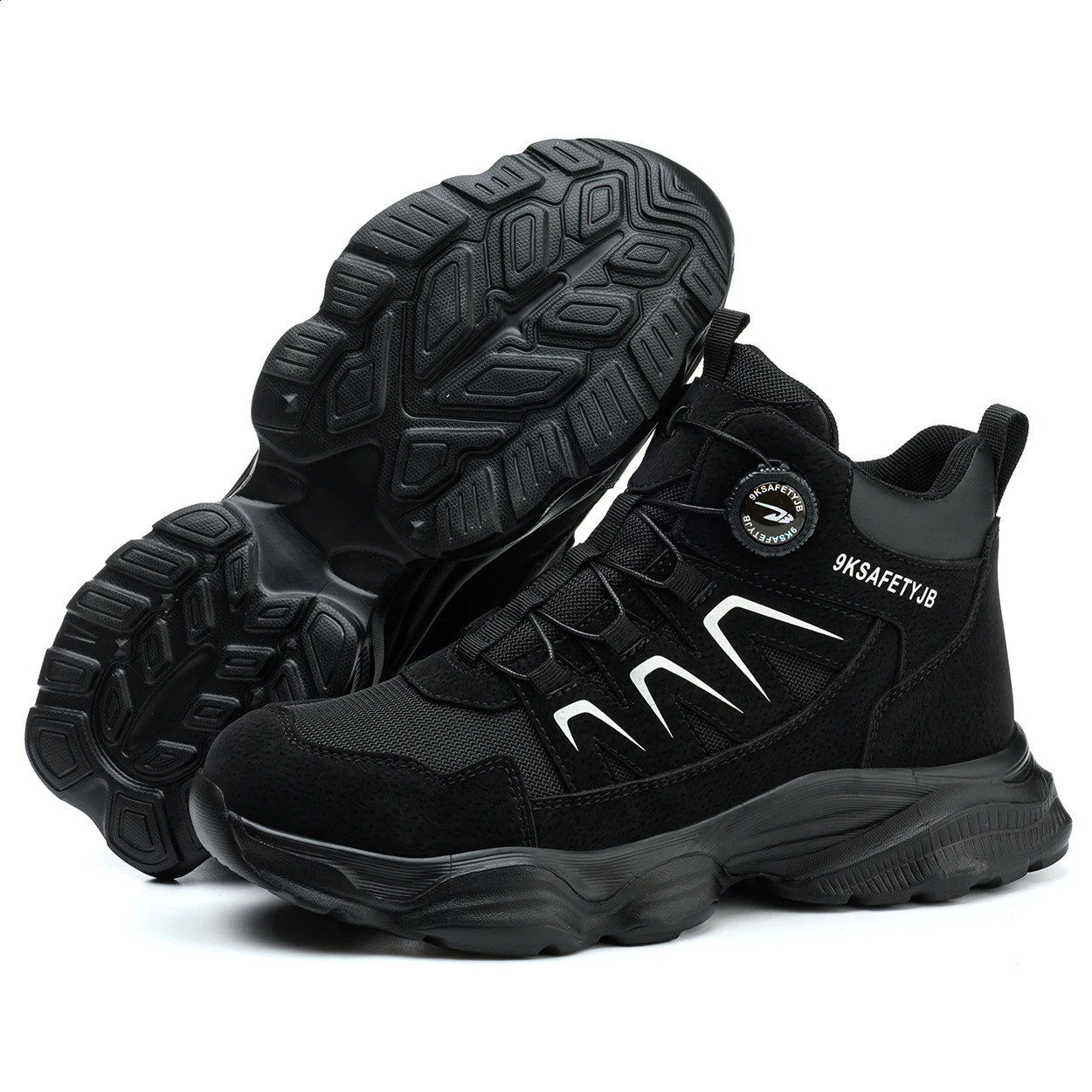 Rotating Button Safety Boots Shoes Man Steel Toe Work Lightweight Non Slip Men Sneaker 260624 - view 5