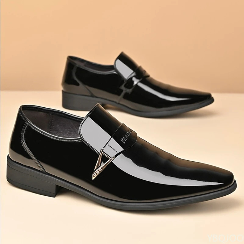 2026 Large Size Fashionable Mens Office Formal Shoes Low Cut Daily Comfortable Pointed Multifunctional Wedding 260624 - view 6