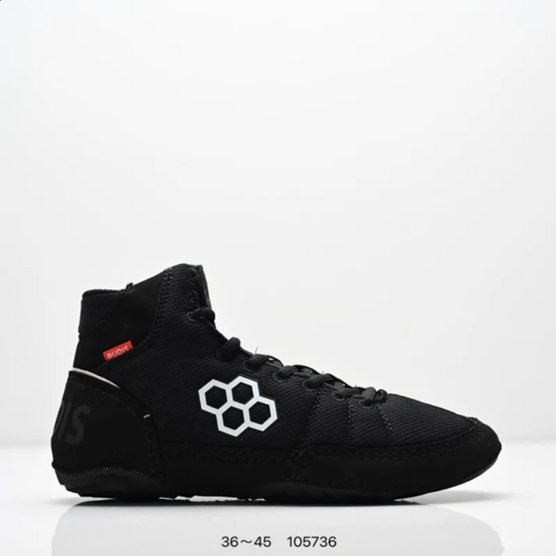 Good Quality Wrestling Boots Professional Unisex Boxing Shoes High Top Fighting Lace Up Sneakers Couples 260626 - view 6