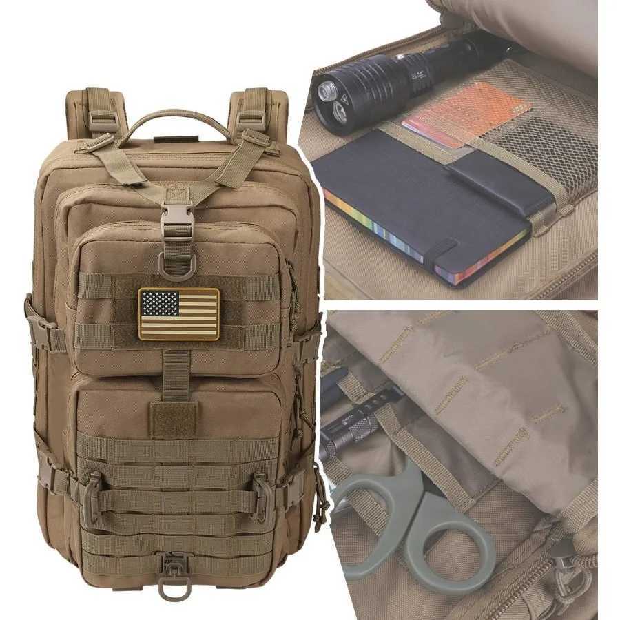 Pack 50L/30L Backpack Military Assault For Men 3 Day Bug Out Bag Molle DaypackFor Camping Outdoor Sport Rucksack Backpacks M260626 - view 4