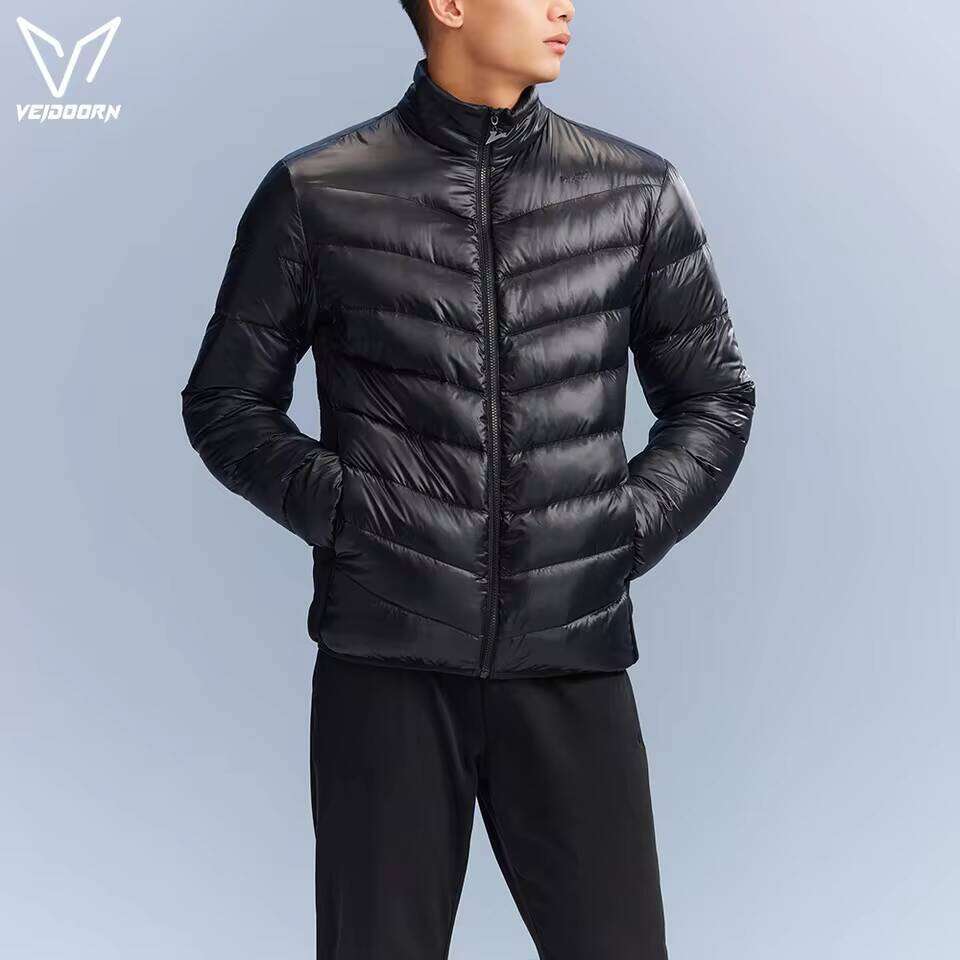 Veidoorn Premium Down for Men Heavy Duty Warm Winter Coat with Real Duck Feather Waterproof Windproof Outdoor Ski Jacket W260626 - view 3
