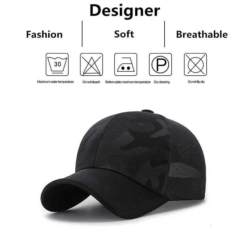 Light Plate Camouflage Breathable Unisex Baseball Net Caps Spring Summer Outdoor Adjustable Casual Hats Dad Hat Sunscreen Hat M260626 - view 7