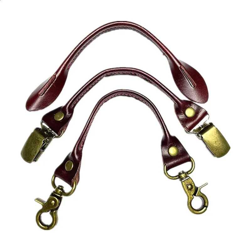 Retro Mens Suspender Accessories Cowhide Handmade DIY Suspender Replacement Improved Suspender Accessories Multi-Color 260626 - view 7