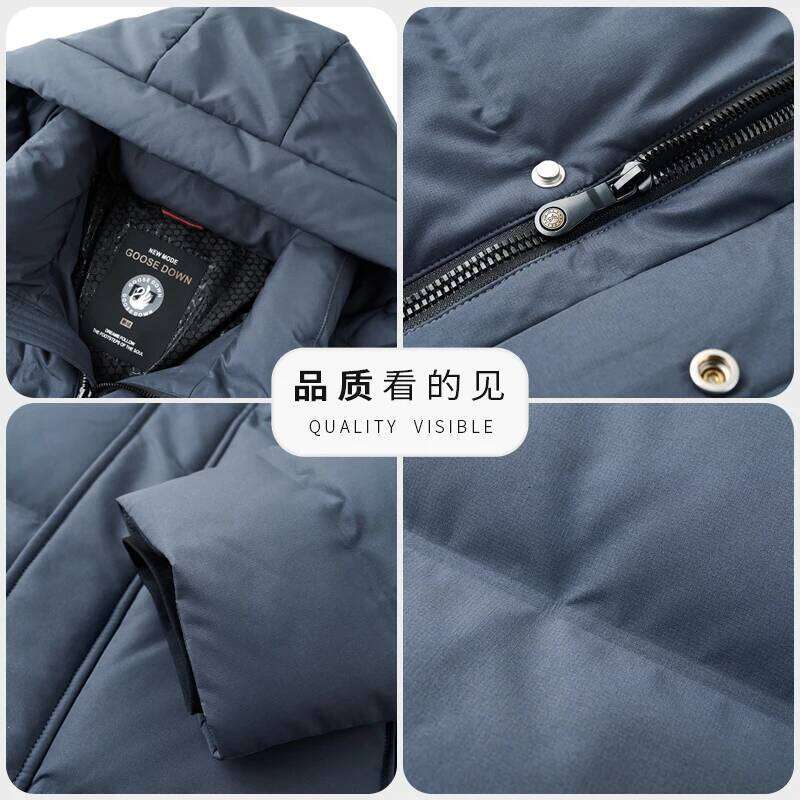 Real 85% Men 2025 Winter Warm Puffer Coat Luxury Hood Thermal Outdoor Jacket Goose Down Parkas Zipper Clothes W260626 - view 7