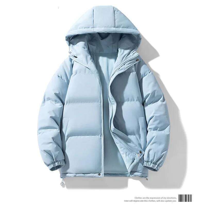 Winter Hiking Camping with Thick Hat Trendy Versatile Neutral Jacket Outdoor Windproof Breathable Warm Cotton Clothing W260626 - view 4