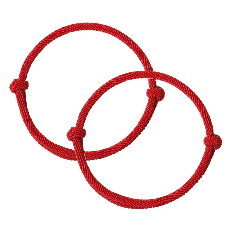 F42F 2pcs Kabbalah Red Rope String of Friendship Bracelet Braided 260617