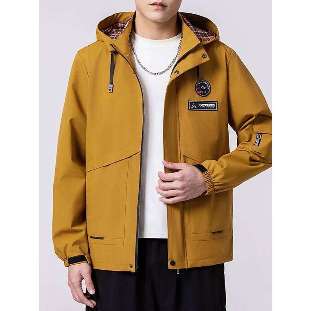 Spring and Autumn New Fashion Trend Outdoor Windproof Hooded Down Men's Loose Fit Plus Size High-Quality Jacket S-3XL W260626 - view 7
