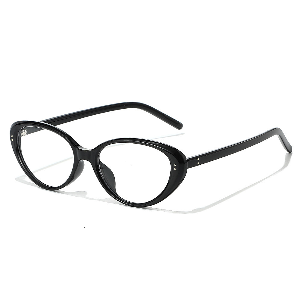 New Lightweight Cat-Shaped Tr90 Eyeglasses, 26 Trendy Retro Flat-Lens Frames For Women, Can Be Fitted With Prescription Lenses, Ins Style - view 6