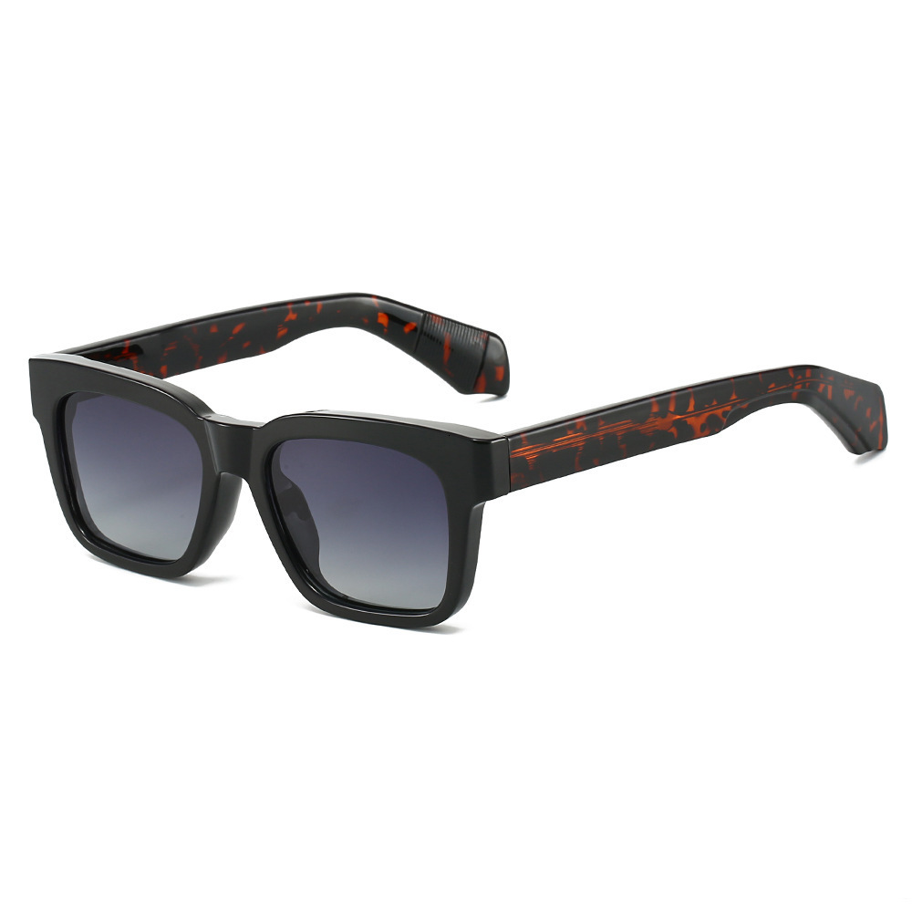 New Simple Fashion Polarized Sunglasses, Square Frame For Men And Women, Acetate PC Sunglasses - view 5