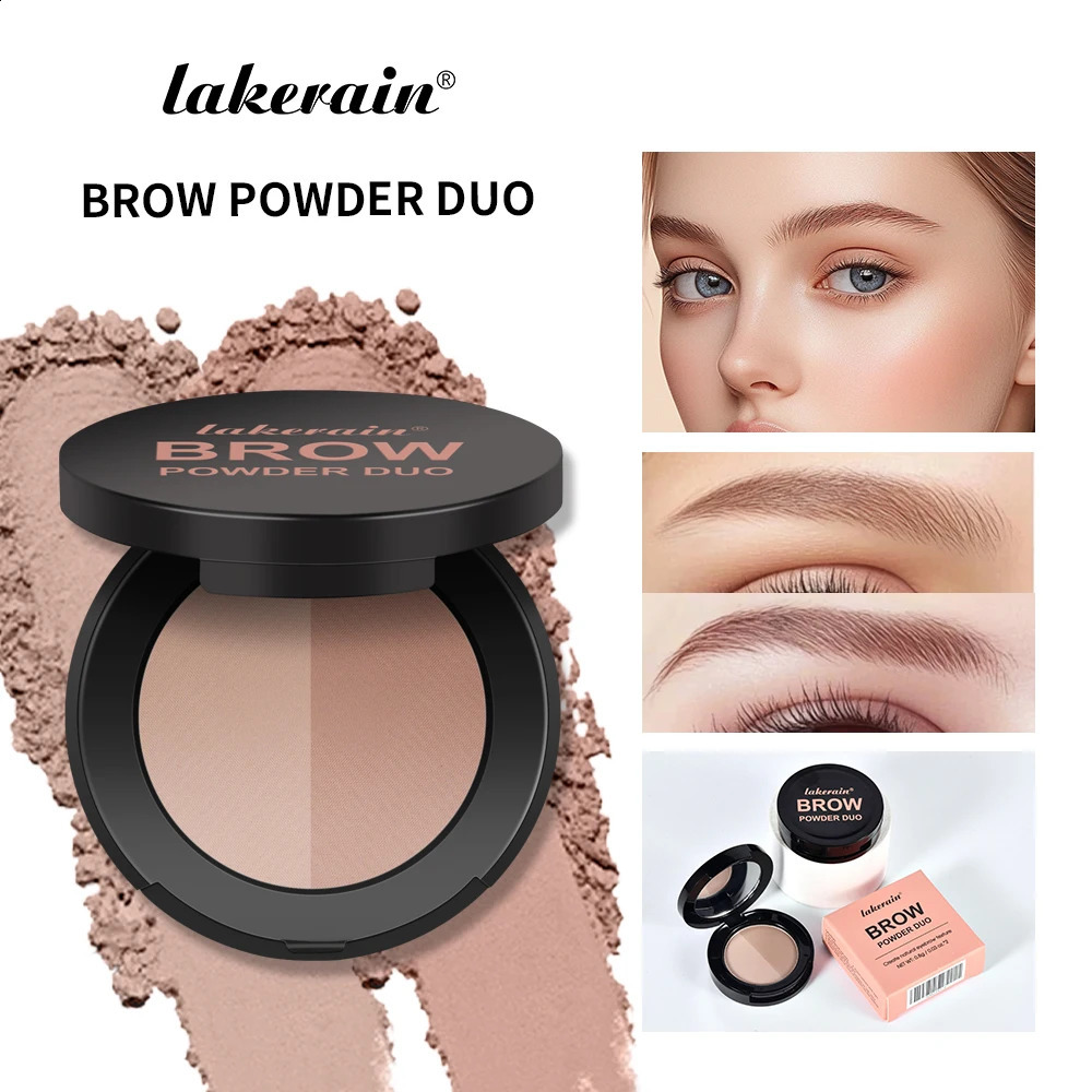 Brow Powder Duo Two-color Eyebrow Powder n Long-Lasting Natural 3-Dimensional Eyebrow Shape Makeup Fine Powder Cosmetic 260626 - view 1