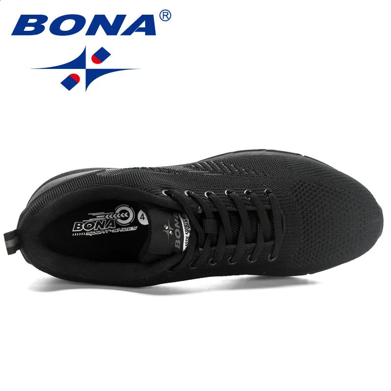 BONA Arrival Outdoor Walking Comfortable Sneakers Lace Up Athletic Shoes For Men Style Men Running Shoes 260626 - view 7