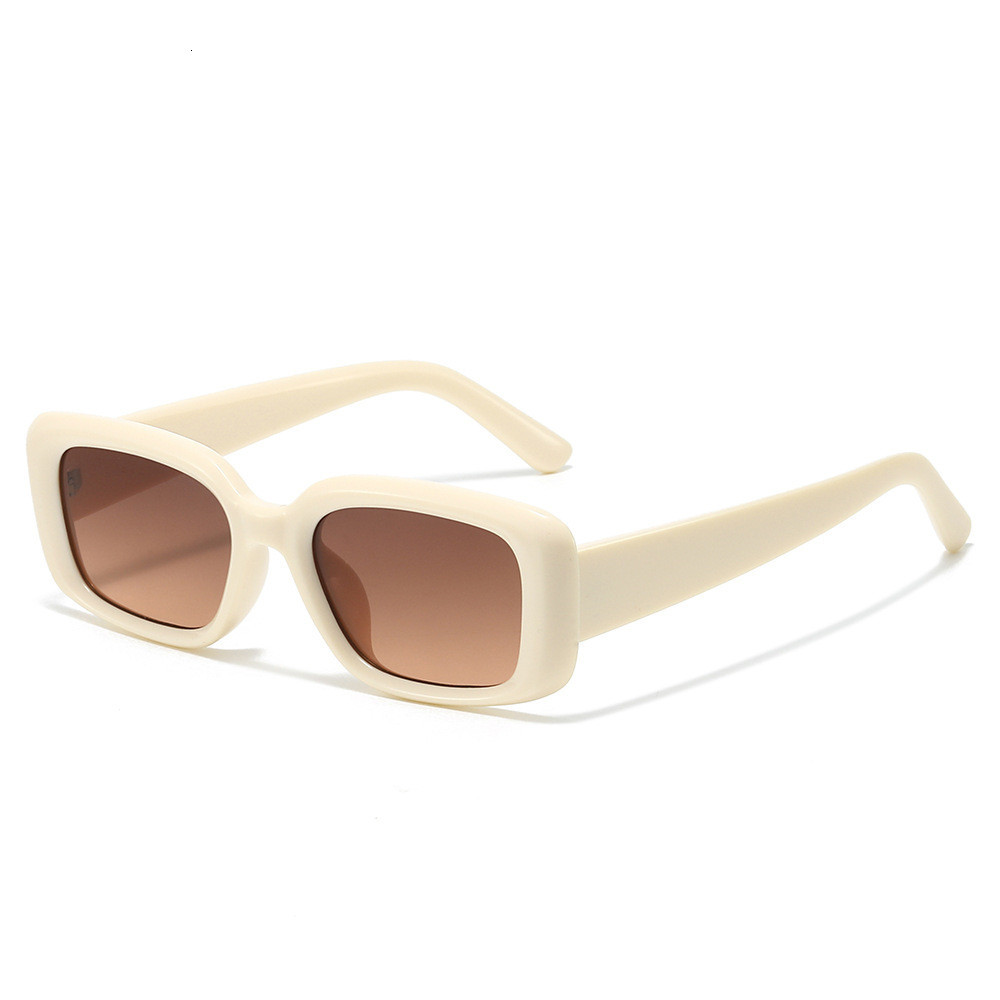2026 New European And American Fashion Simple Retro Plain Frame Classic Square Sunglasses For Foreign Trade - view 3