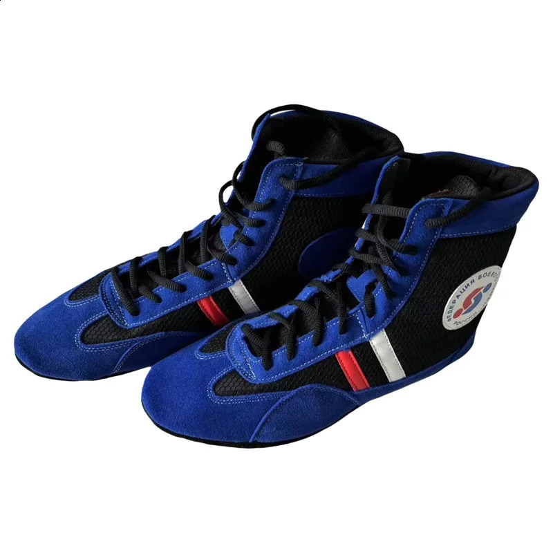Sambo Shoes European Martial Arts Shoe Wrestling Judo Kicking Boxing BJJ 260626 - view 1