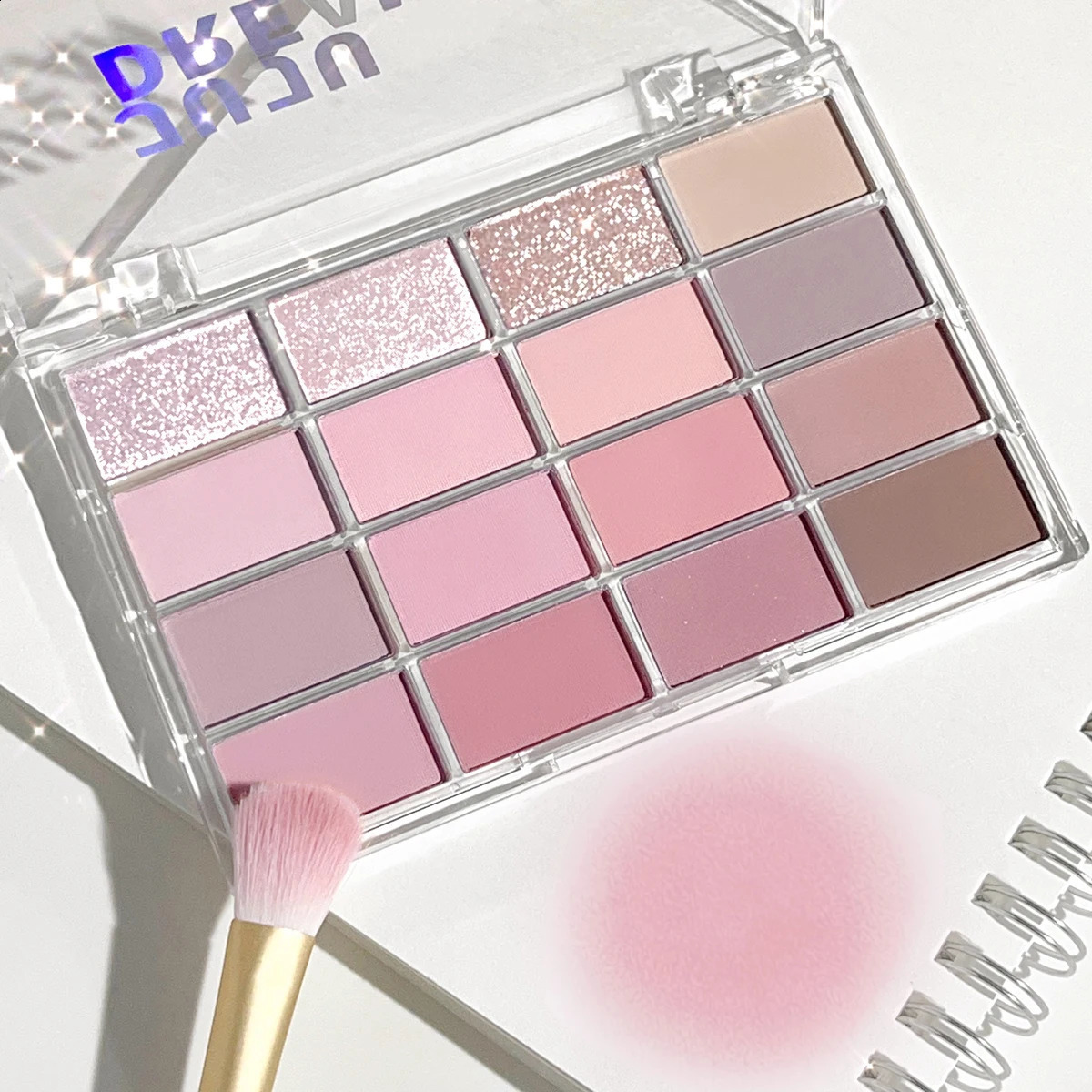 Love the 16-color eye shadow plate pearlescent matte lying silkworm brighten the low-saturated earth color daily makeup 260626 - view 1