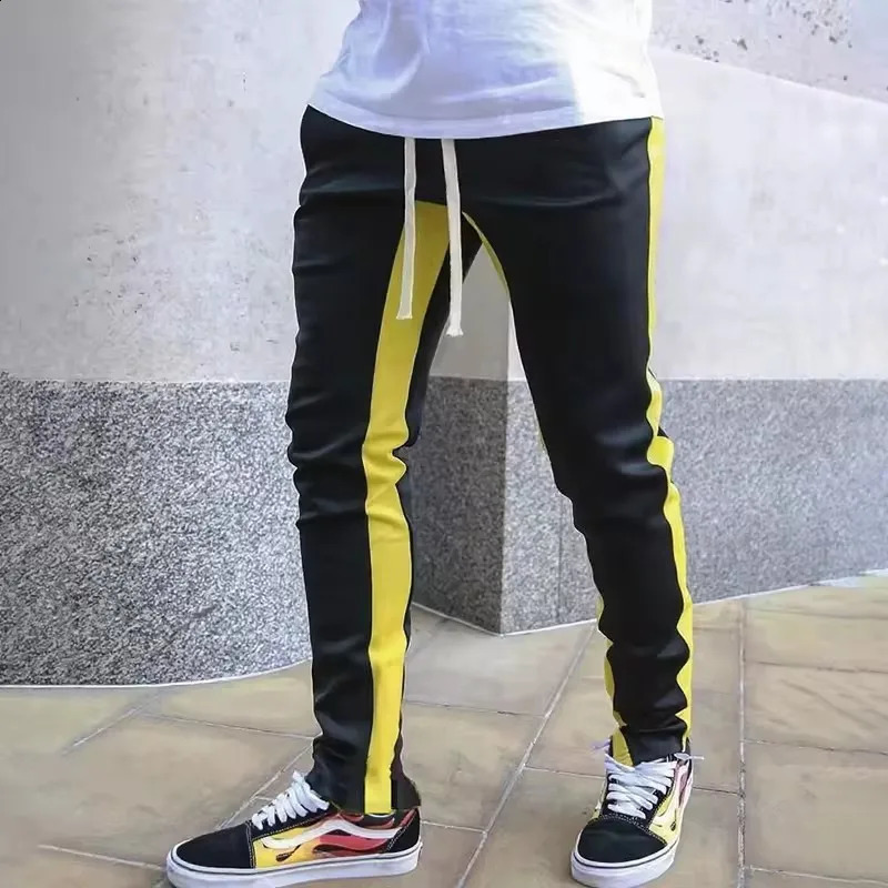 Mens Jogging Running Pants Fitness Sportswear Tracksuit Bottoms Skinny Sweatpants Trouser Black Clothing Gym Sport Pants Men 260626 - view 6
