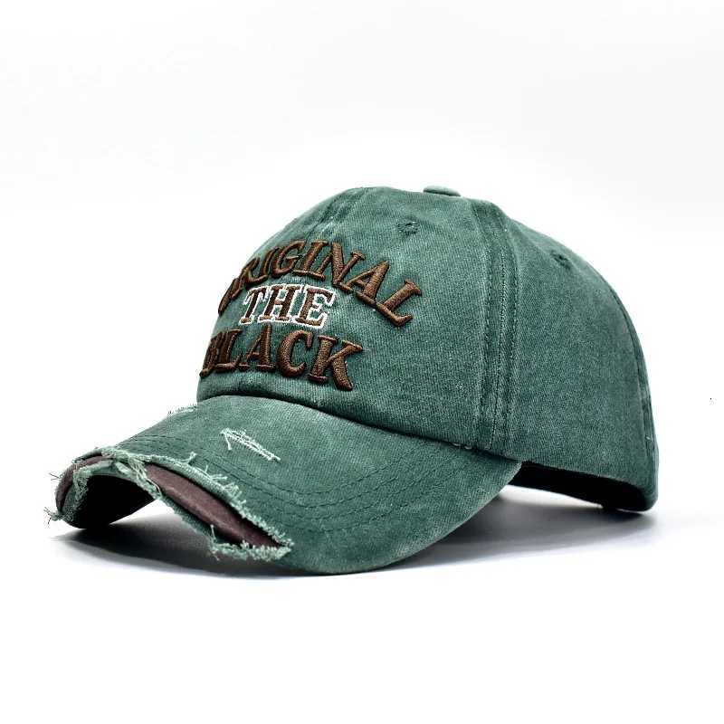 Sun Hat for Men Summer and Women Washed Cotton Distressed Embroidered Letter Baseball Unisex M260626 - view 4