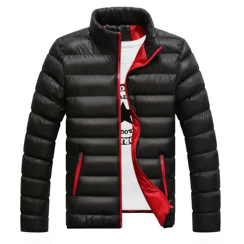 Men's Korean style trendy short middle-aged and young plus size cotton jacket men's winter top J260626 - view 5