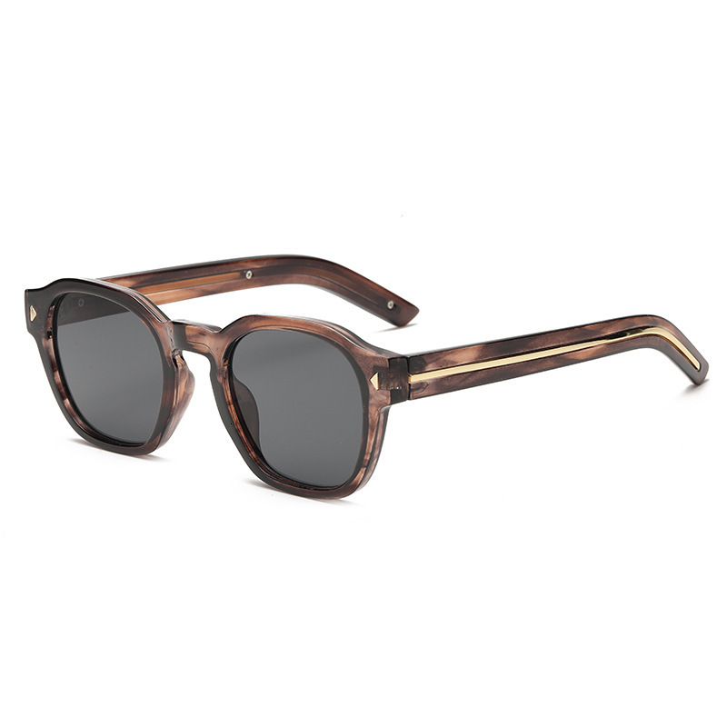 New European American Oval Sunglasses For E-Commerce, Stylish And Trendy Street Photography, High-End Sun Protection Driving Glasses - view 6