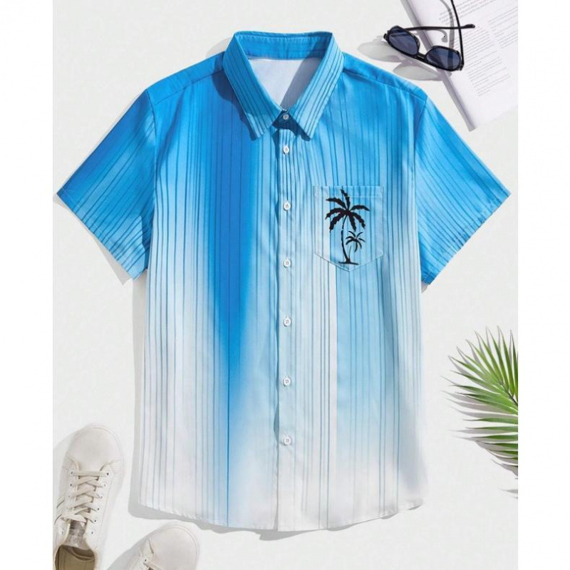 Supports Multi-Platform Dropshipping, Breathable, Quick-Drying, Casual Sports Short-Sleeve 3D Printed Floral Shirt - view 6