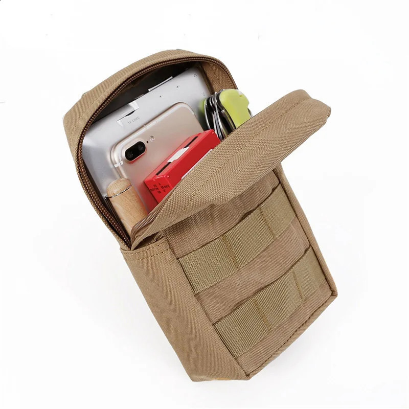 Outdoor Molle EDC Pouch Waterproof Nylon MultiPurpose Pack Tactical Universal Hunting Camping Bag MOLLE Accessories Pocket 260625 - view 4