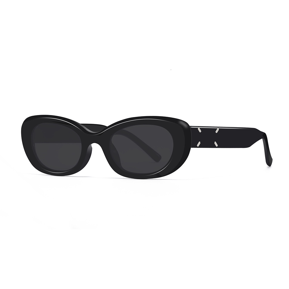 Korean Version New Mengling Same Style GM Cat Eye High-end Sense Female Trendy Hot Girl Glasses retro Sunglasses Men wholesale - view 5