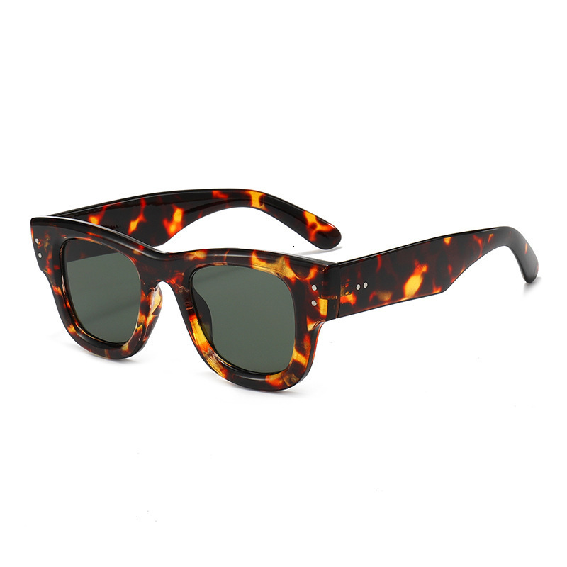 Retro Men With Large Frames Thick Legs, Suitable Square Round Faces, Making Them Appear Smaller. European And American Style Sunglasses For Women, Tre - view 4
