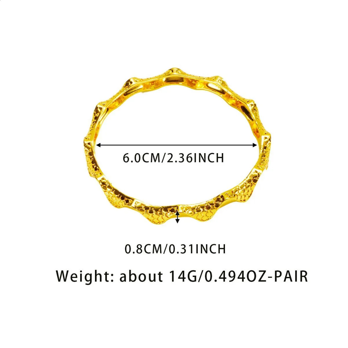 y Gold Color Twist Bracelets Copper Indian Bangle for Women African Jewellery Brazilian Bangles Wedding ner Bracelets 260626 - view 7