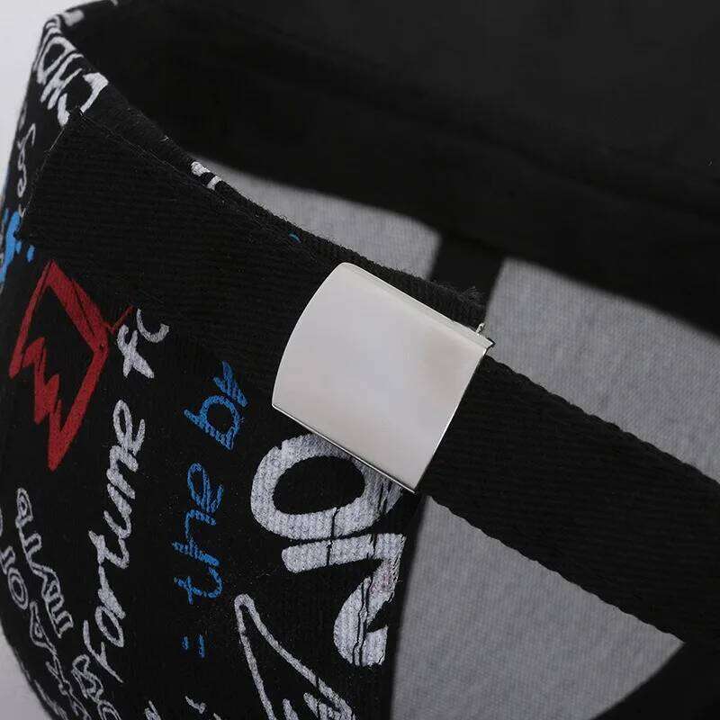 New Fashion Graffiti Cotton Baseball Unisex Printed Snapback Hip Hop Trendy Outside Cap Hat for Men Women W260626 - view 3