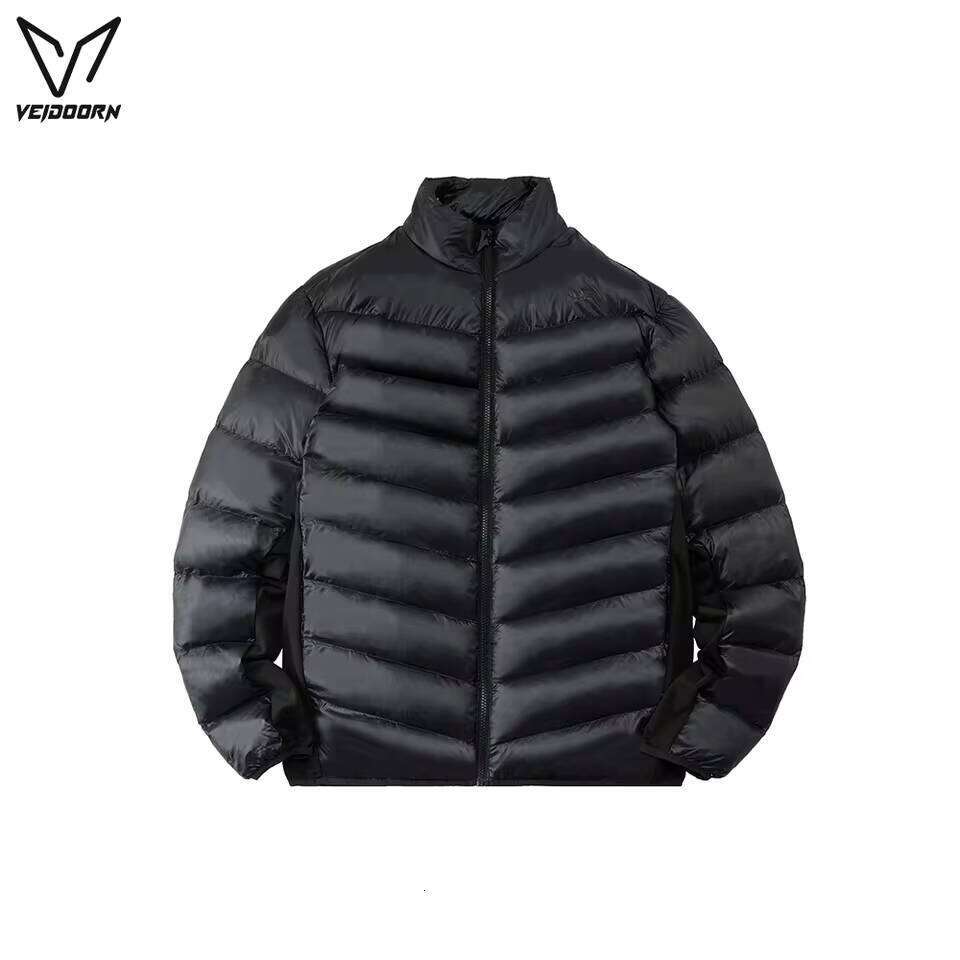 Veidoorn Premium Down for Men Heavy Duty Warm Winter Coat with Real Duck Feather Waterproof Windproof Outdoor Ski Jacket W260626 - view 6