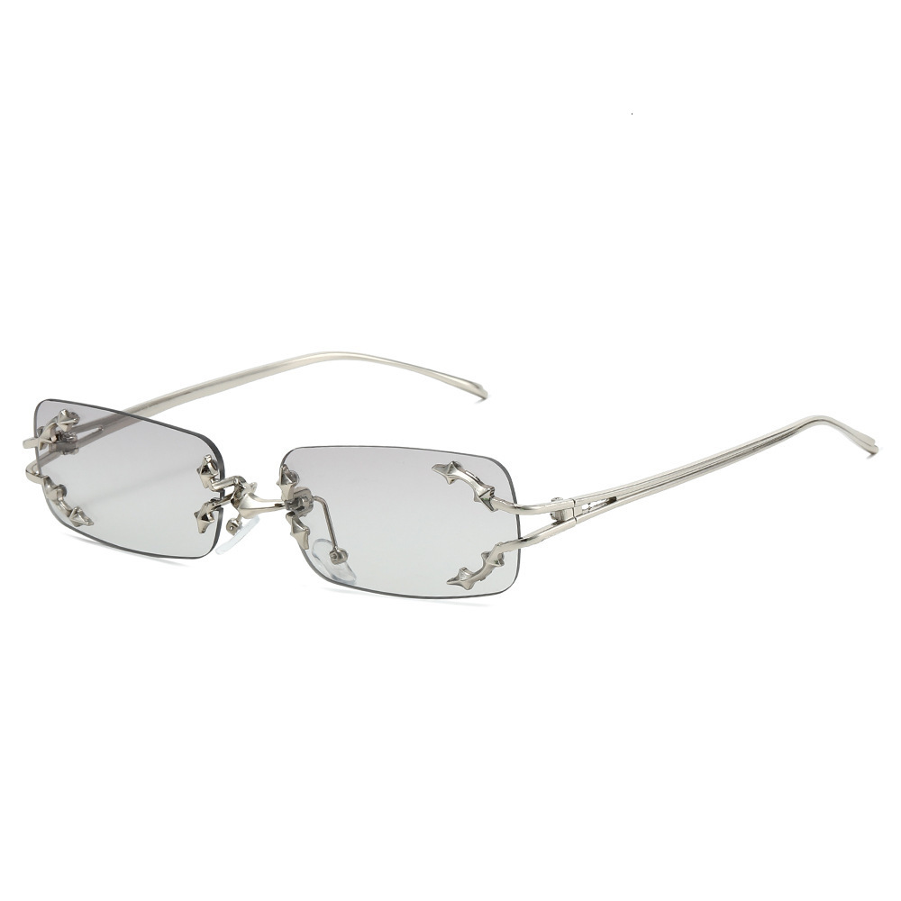26 New Frameless Eyeglass Frames Women, Ins Fashion, Y2k Hot Girl Style, Plain Glasses, Unique Sunglasses For Women