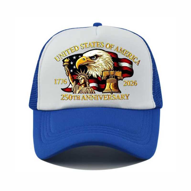 250th Anniversary USA Hat ABLEEmbroidered Patriotic Baseball 1776-2026 Independence Day Adjustable Hat for Men Women M260626 - view 3