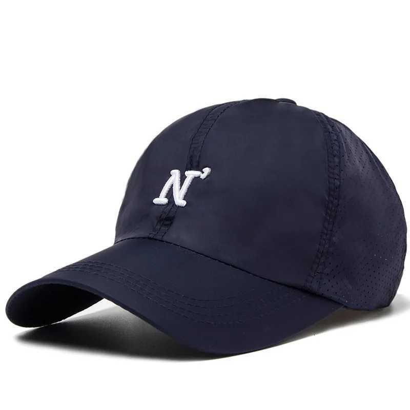simple Letter Embroidery SnapUnisex Quick-drying Baseball Spring and Summer Outdoor Adjustable Casual Hats SunscreenHat M260626 - view 3