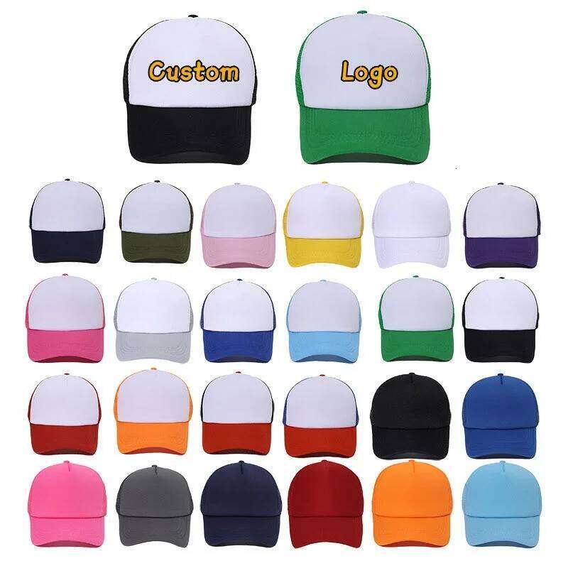 Customized Logo Mesh Baseball Men Women 5 Panel Cheaper Trucker Hats Sports Team Snapback Caps Summer Sun Dad Hat Gorras W260626 - view 1