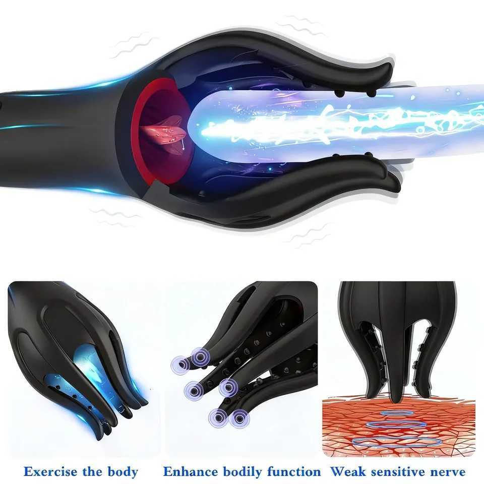 Powerful Glans for Men Vibrating Penis G Spot Masturbator Soft Fingertip Prolong Endurance Massage Vibrator Erotic Toys M260626 - view 5