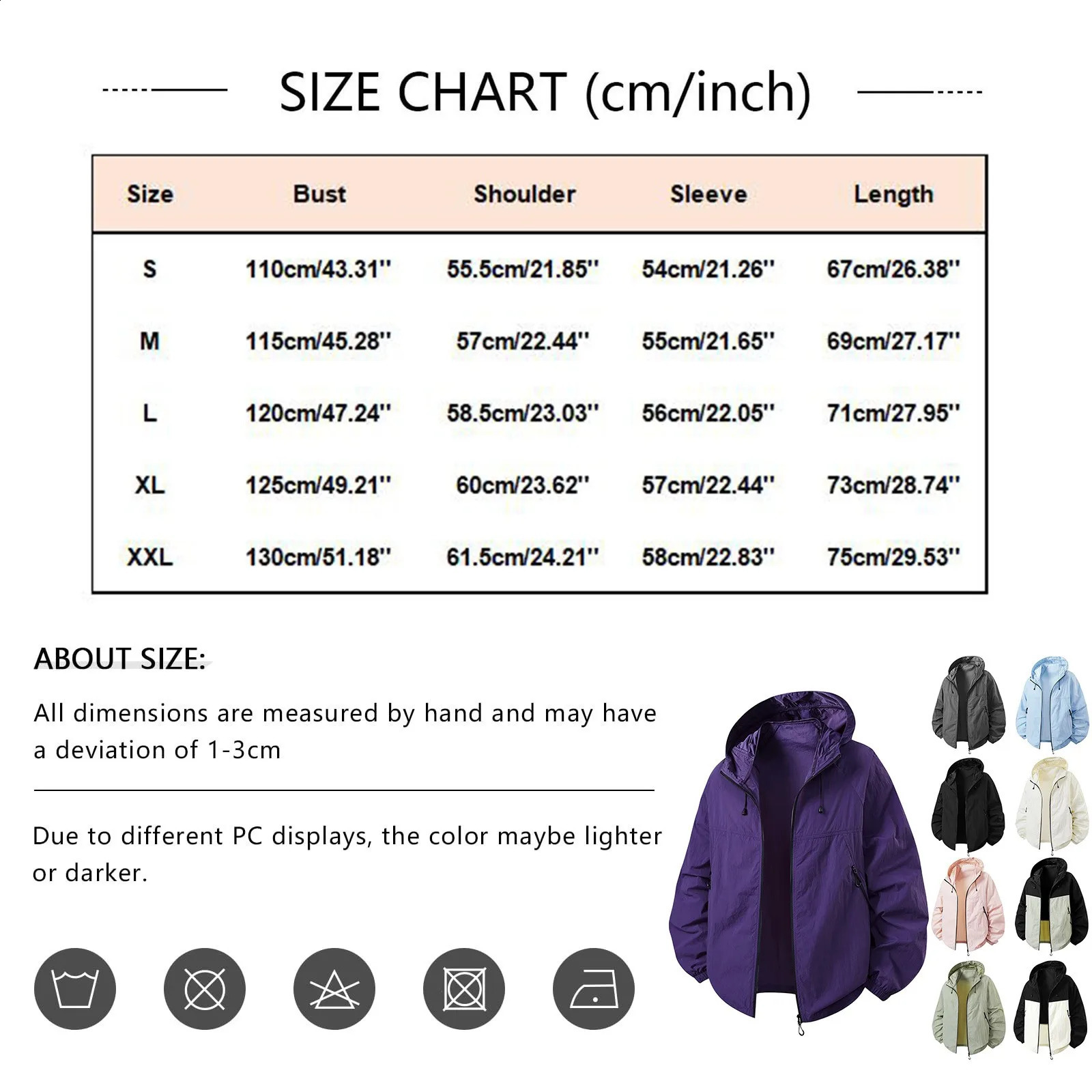 MenS And WomenS Sun-Protective Clothing Camping Hiking Jackets Couple Skin Clothing Quick-Drying Waterproof And Breathable Top 260623 - view 7