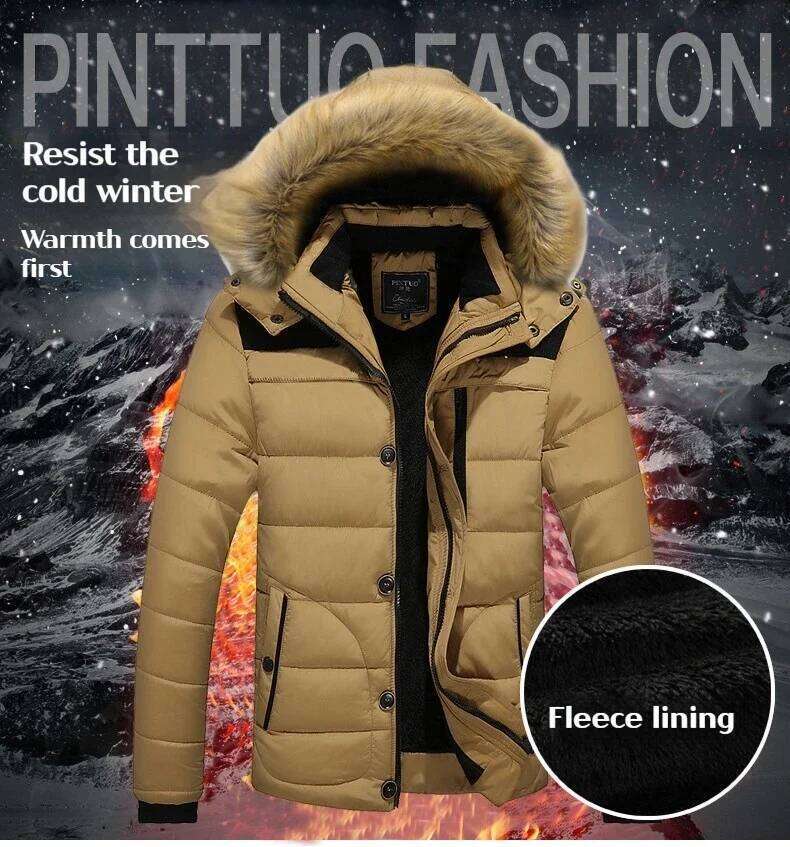 Thick Windproof Winter New Korean Version Cotton Warm Jacket Plus Size Men's Clothing J260626 - view 7