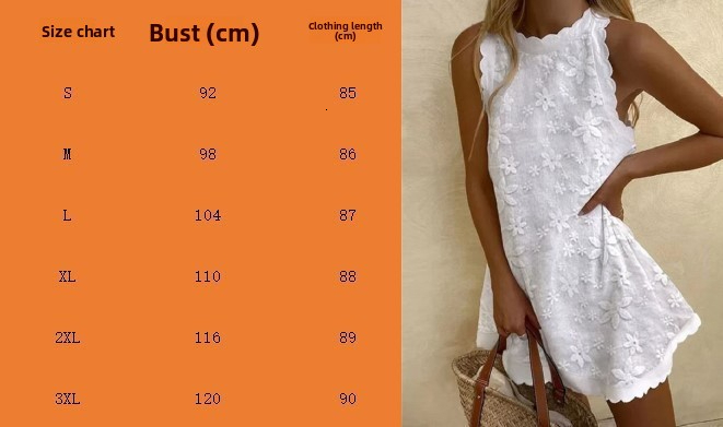 Womens Loose Tank Dress Womens Solid Sleeveless Vest Lolita Style Casual Short Gown For Women Daily Loungewear Summer Beach Picnic Outfits - view 7