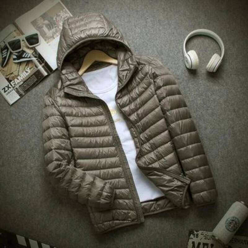 New Autumn And Winter Fashion Hooded Super Light Warm Slim Down Jacket Men's Coat W260626 - view 7