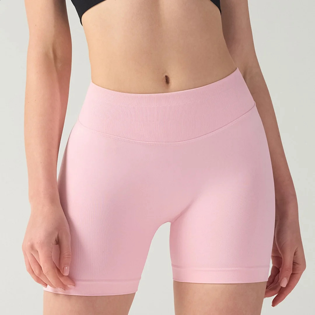 High stretch hip lifting fitness yoga shorts with peach hips and no awkward lines Pilates medium intensity training shorts 260626 - view 5