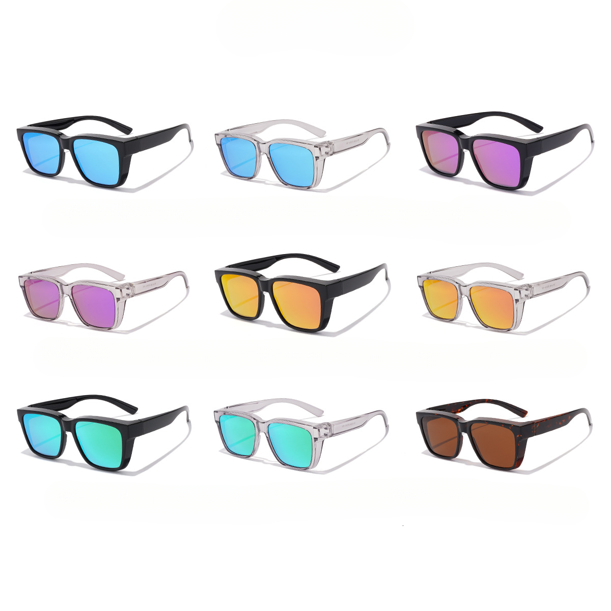Cross border exclusive supply of prescription glasses with lenses for men coated high definition polarized sunglasses for women eye protection UV prot - view 4
