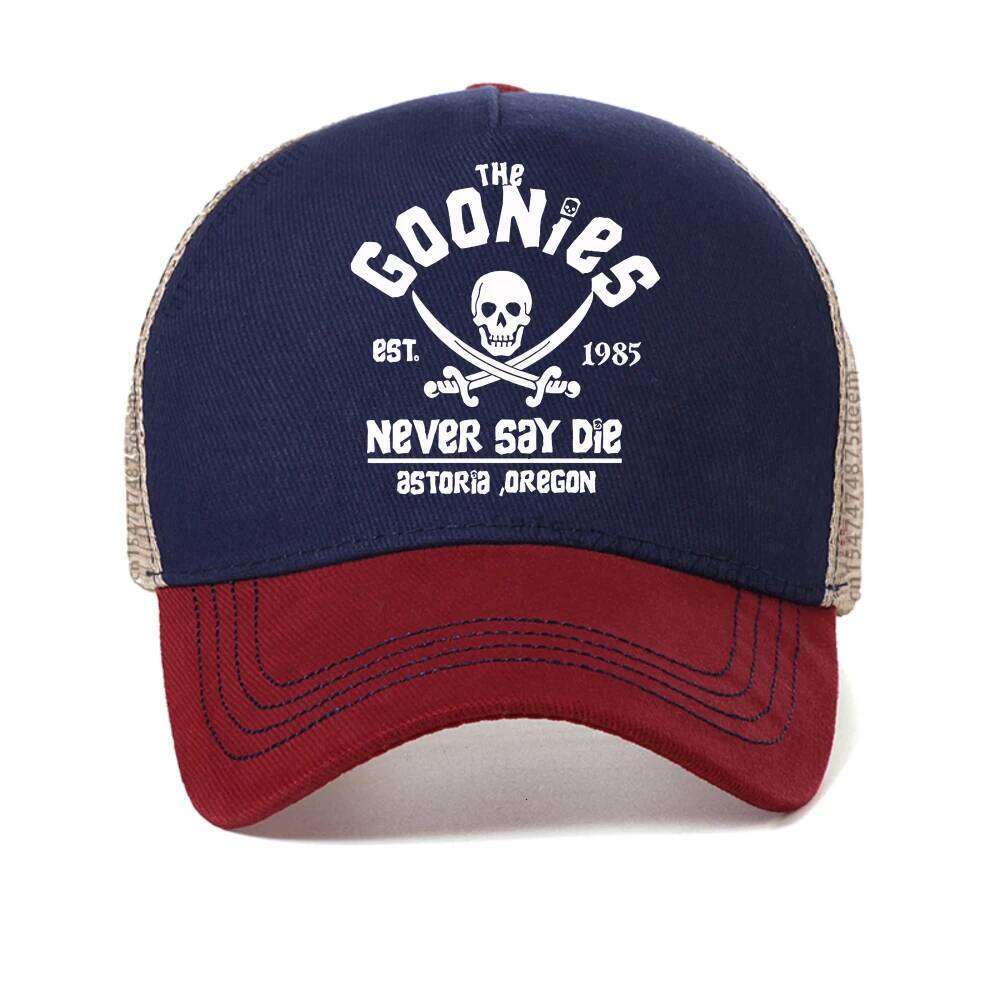 The Goonies Est 1985 Never Say Die Men's baseball cap summer mesh Snapback hat fashion outdoor Causal Breathable sun hats W260626 - view 3