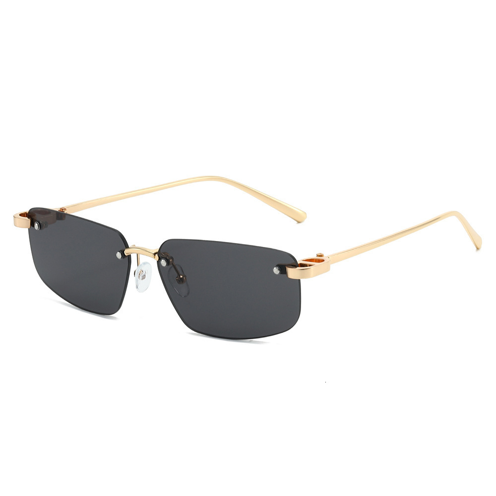 26 New Models Of Metal Frameless Square Millennium Hot Girls' Style Sunglasses, Stylish And Uv-Protective - view 6