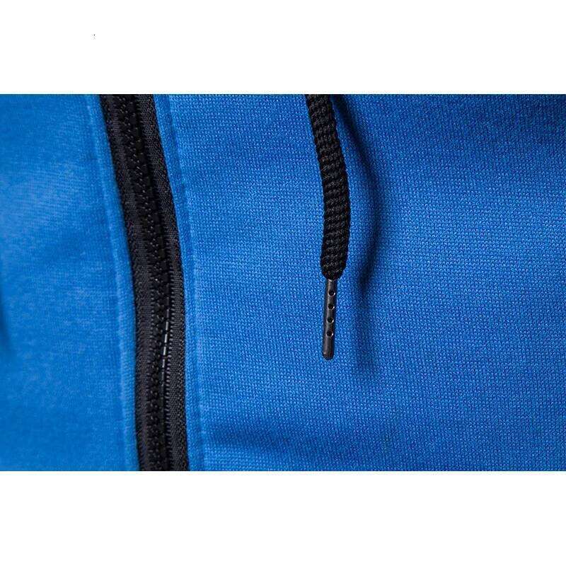 Slim Fit Long Sleeve Men Sweatshirts Zipper Closure Autumn Hoodie Jacket W260626 - view 7