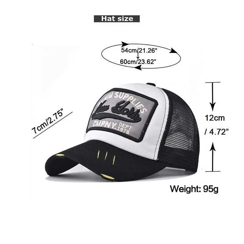 Letter Embroidery Mesh Dad Streetwear Baseball Fashion SnapHip Hop Outdoor Y2K Trucker Hats Gorras F2719 for Women Men M260626 - view 7