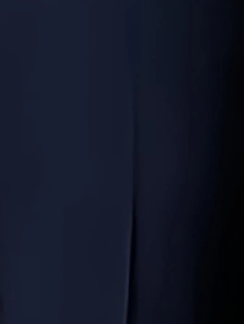 Navy Blue High Waist Trousers Tailored Straight Leg Office Pants with Button Closure Elegant Comfortable for Work Casual 260625 - view 6