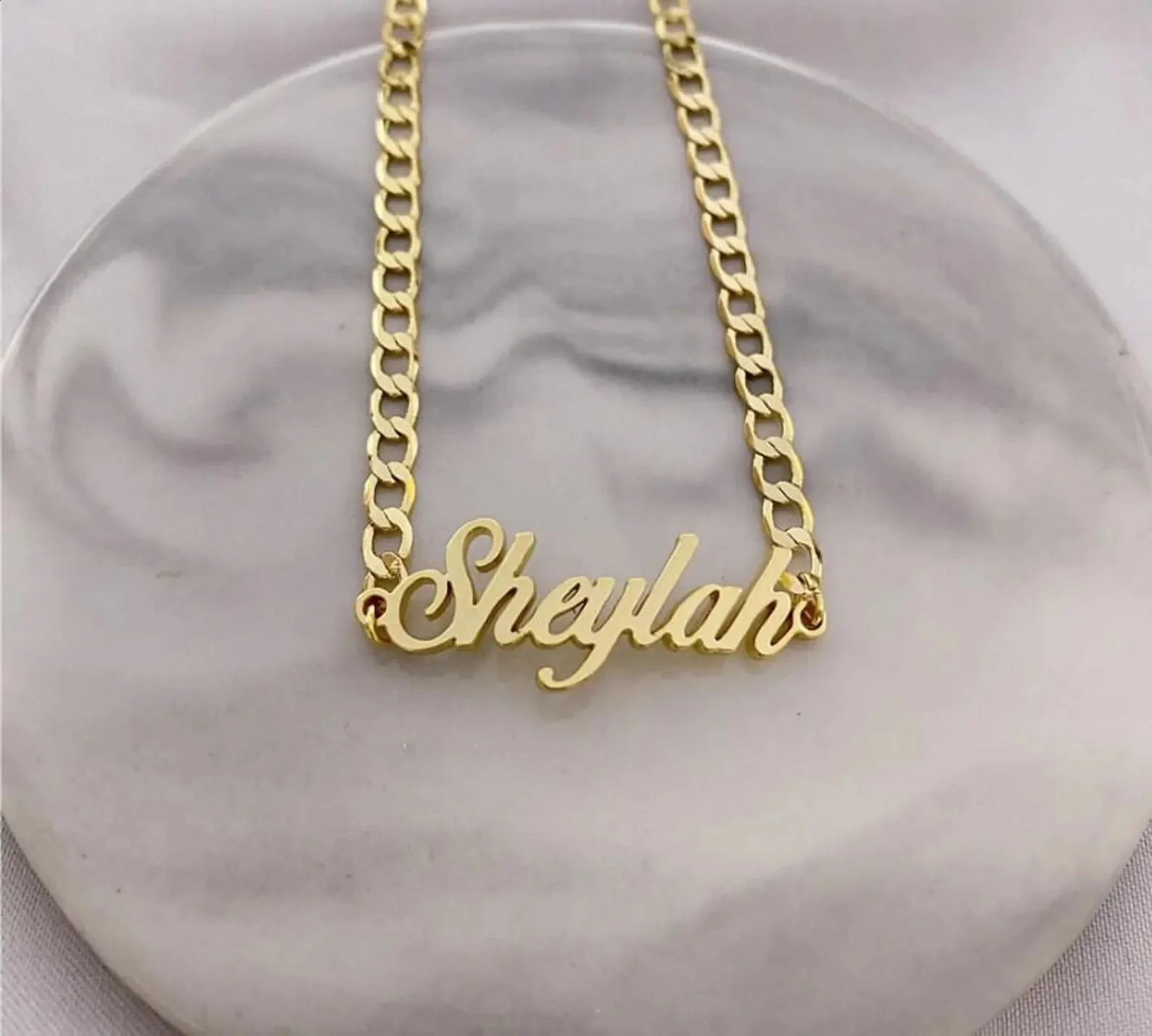 Custom Anklet Nameplate Anklet Ankle Name Anklet Cuban Chain Personalized Jewelry Bracelet Custom Made Gift Girlfriend Gift 260625 - view 6