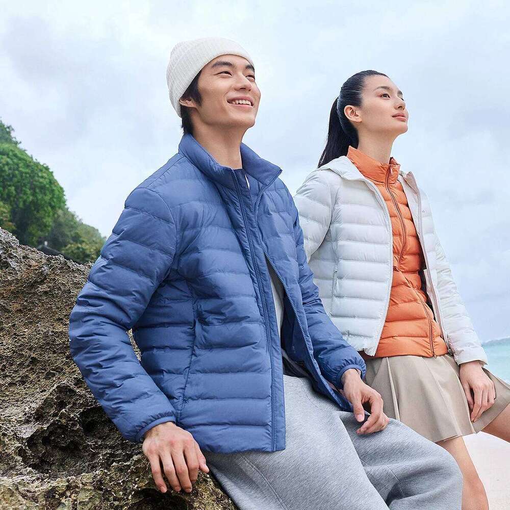 Lightweight Down Jacket Men Stand Collar Windproof Elastic Cuff Asian Fit With Pockets Smooth Zipper Winter Coat Bosideng W260626 - view 3
