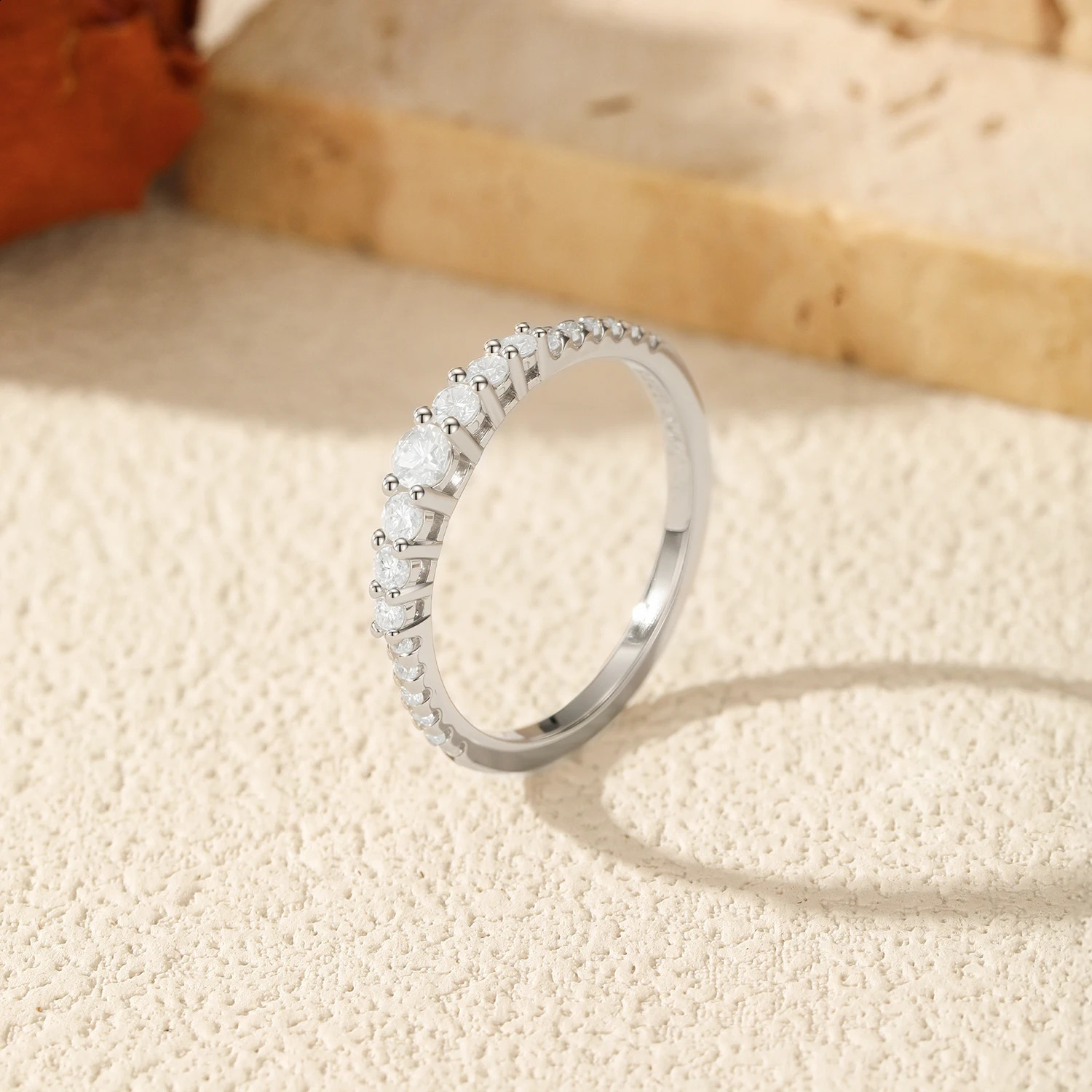 MODIAN Exquisite Round Ring 925 Sterling Silver Trendy Wedding Engagement Band Rings For Women Fine Jewelry260624 - view 5