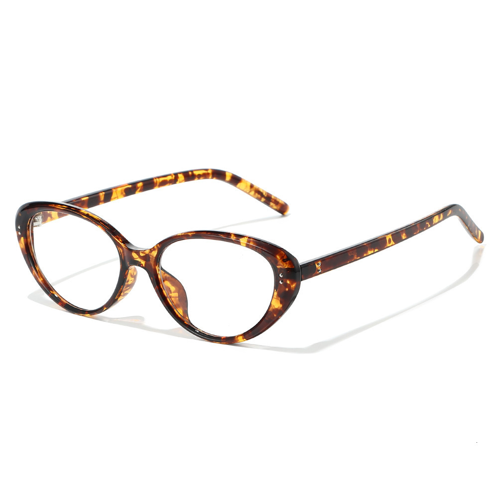 New Lightweight Cat-Shaped Tr90 Eyeglasses, 26 Trendy Retro Flat-Lens Frames For Women, Can Be Fitted With Prescription Lenses, Ins Style - view 1